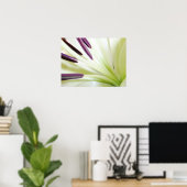 Herz der Lily Fine Art Floral Fotografie Poster (Heimbüro)