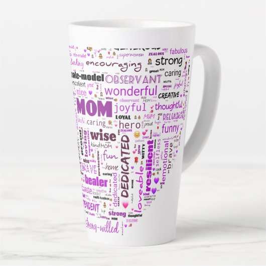 Herz der Mama Milchtasse (Rechte Ecke)