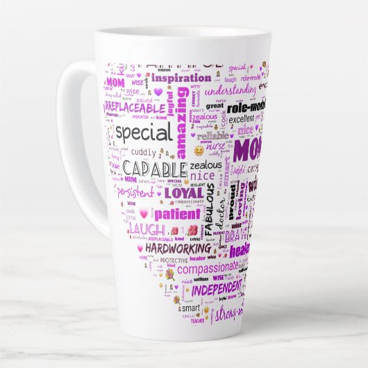 Herz der Mama Milchtasse (Linke Ecke)