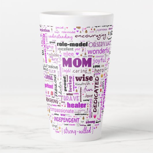 Herz der Mama Milchtasse (Vorderseite)