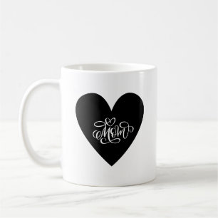 Herz der Mama Tasse - Elegant & Loving