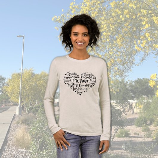 Herz der Mama Tri-Blend Shirt