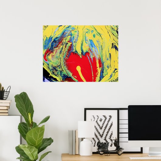 HERZ DER MARMOR POSTER (Heimbüro)