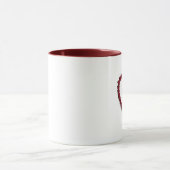 Herz der Mutter Tagesder Rosen Tasse (Zentrum)