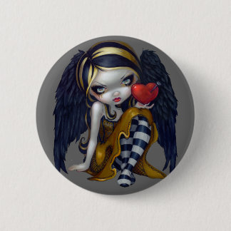 "Herz der Nägel" Knopf Button