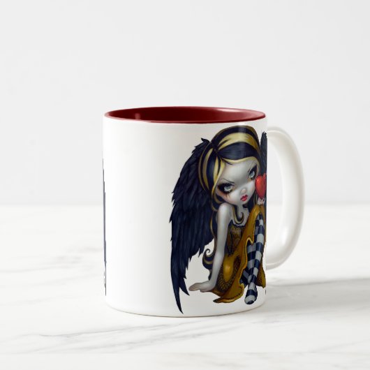 "Herz der Nägel" Tasse (VorderseiteRechts)