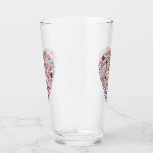 Herz der Perlen Glas (Rechts)