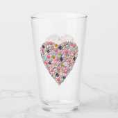 Herz der Perlen Glas (Vorderseite)