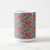 Herz der Planeten-Tasse Kaffeetasse (Mittel)