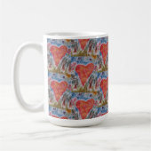 Herz der Planeten-Tasse Kaffeetasse (Links)