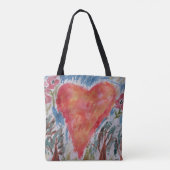 Herz der Planeten-Tote-Tasche Tasche (Rückseite)