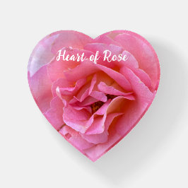 Herz der Rose  Briefbeschwerer