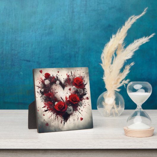 Herz der Rose Fotoplatte (InSitu)