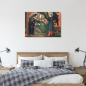 Herz der Rose Leinwanddruck (Insitu (Schlafzimmer))