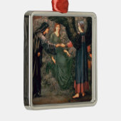 Herz der Rose Ornament Aus Metall (Rechts)