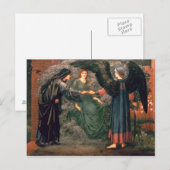 Herz der Rose Postkarte (Vorne/Hinten)