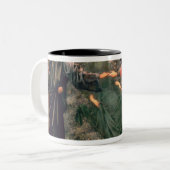 Herz der Rose Zweifarbige Tasse (Vorderseite Links)