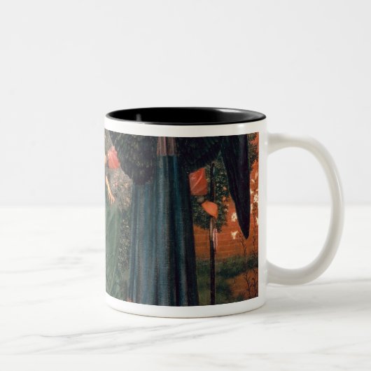 Herz der Rose Zweifarbige Tasse (Rechts)