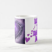 Herz der Schatten Kaffeetasse (Mittel)