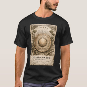 Herz der Sonne   Sonnenscheibe   Altes Afrika  T-Shirt