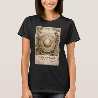 Herz der Sonne | Sonnenscheibe | Altes Afrika T-Shirt