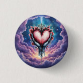 Herz der stillen Magie Button (Vorderseite)