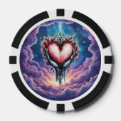 Herz der stillen Magie Pokerchips (Vorderseite)