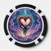 Herz der stillen Magie Pokerchips (Rückseite)