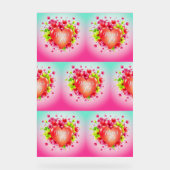 Herz der strahlenden Freude der Mama Acrylschild (Vorderseite)