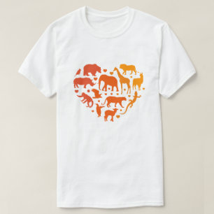 Herz der Tiere, Geschenk für Tierliebhaber T-Shirt