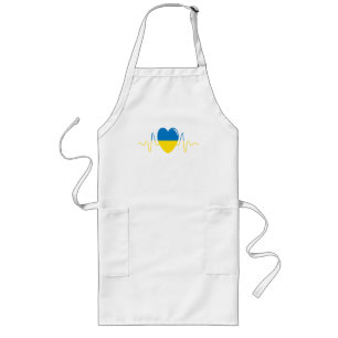 Herz der Ukraine Lange Schürze