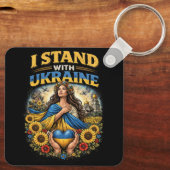 Herz der Ukraine Schlüsselanhänger (Rückseite)