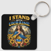 Herz der Ukraine Schlüsselanhänger (Rückseite)