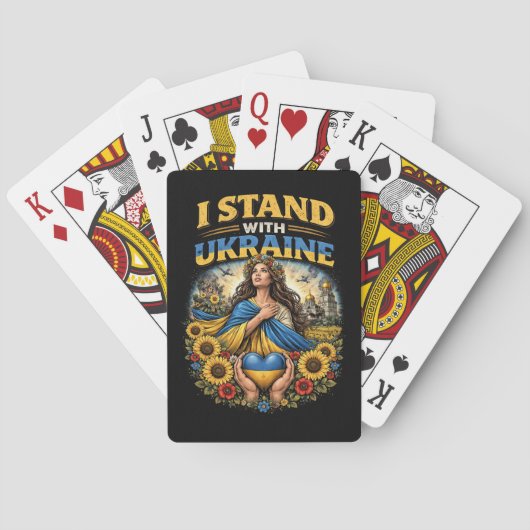 Herz der Ukraine Spielkarten (Rückseite)