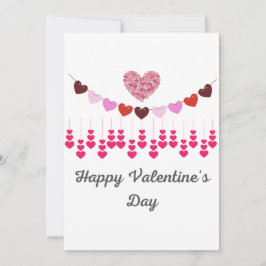 Herz der Valentinstag-Karte Feiertagskarte