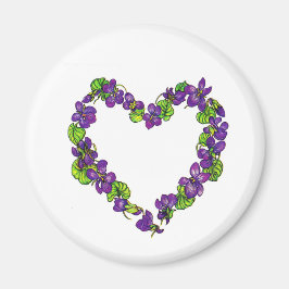 Herz der Violetten Magnet