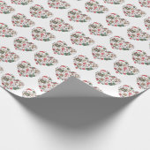 Herz der Weihnachtsfreude Geschenkpapier (Ecke)