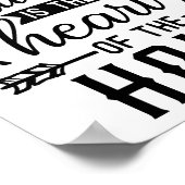 Herz der Zuhause Poster (Ecke)