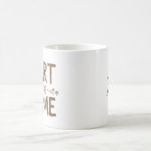 Herz der Zuhause | Tasse personalisierter Name (Mittel)