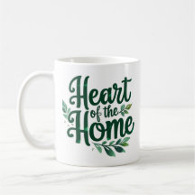 Herz der Zuhause | Tasse personalisierter Name