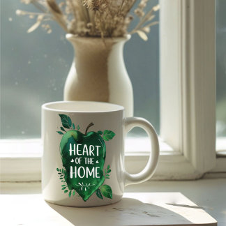 Herz der Zuhause | Tasse personalisierter Name