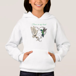 Herz des Friedens und der Hoffnung Hoodie