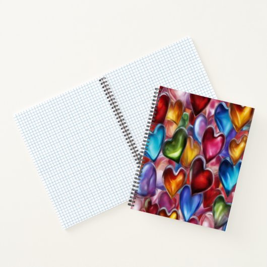 Herz des Glases - Spiral-Notebook Notizblock (Innenseite)