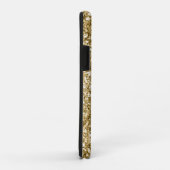 Herz des Goldenen Glitzer Personalisiert Case-Mate iPhone Hülle (Hinten/Rechts)