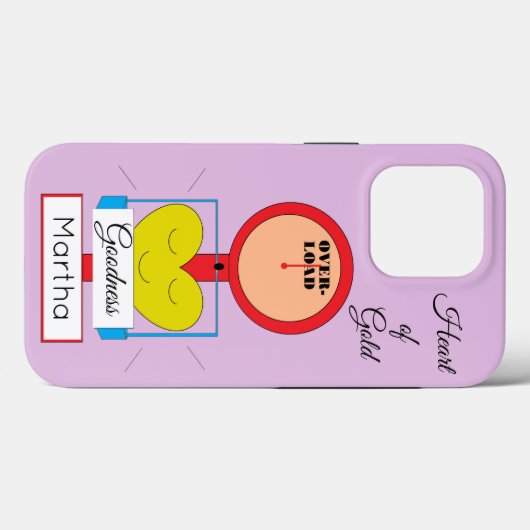 Herz des Goldes Case-Mate iPhone Hülle (Rückseite (Horizontal))