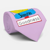 Herz des Goldes Krawatte (Gerollt)