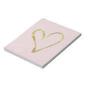 Herz des Goldes Notizblock (Rotiert)