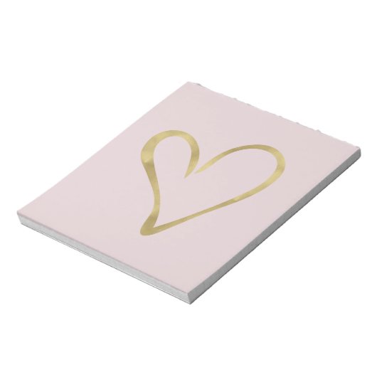 Herz des Goldes Notizblock (Rotiert)