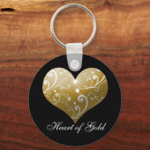 Herz des Goldes Schlüsselanhänger (Vorderseite)