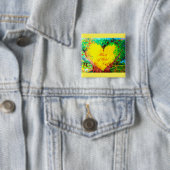 Herz des Goldknopfes 2 Button (Beispiel)